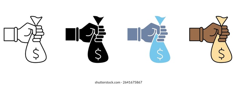 GAMBLING concept line icon. Simple element illustration.