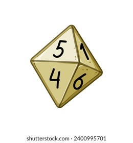 gambling dice cartoon. roll backgammon, number random, chance black gambling dice sign. isolated symbol vector illustration