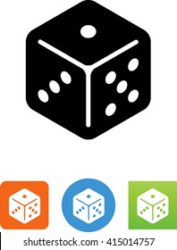 Gambling dice icon