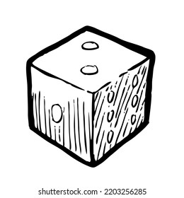 gambling dice vector illustration isolated on white background