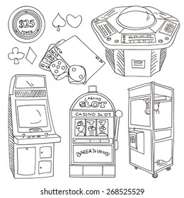 Slot Machine Drawing Hd Stock Images Shutterstock