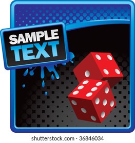 gambling grunge style splat background