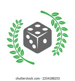 Gambling icon logo design illustration