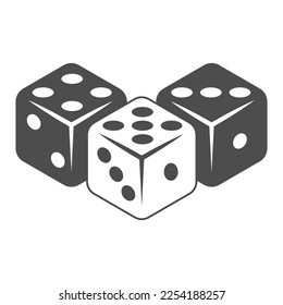 Gambling icon logo design illustration