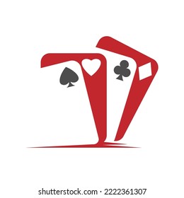 Gambling icon logo illustration vector