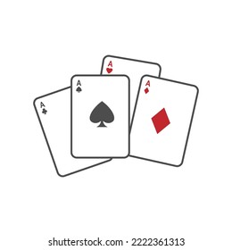 Gambling icon logo illustration vector