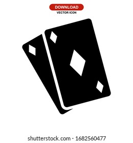 gambling icon or logo isolated sign symbol vector illustration - high quality black style vector icons
