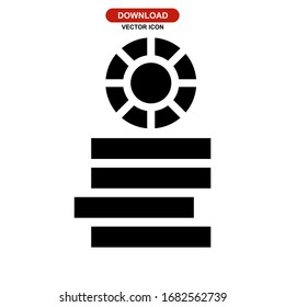 gambling icon or logo isolated sign symbol vector illustration - high quality black style vector icons
