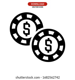 gambling icon or logo isolated sign symbol vector illustration - high quality black style vector icons
