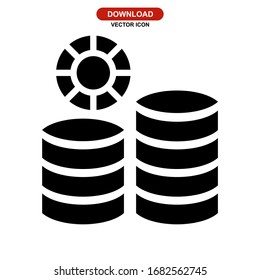 gambling icon or logo isolated sign symbol vector illustration - high quality black style vector icons
