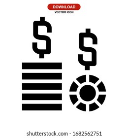 gambling icon or logo isolated sign symbol vector illustration - high quality black style vector icons
