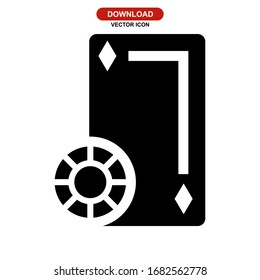 gambling icon or logo isolated sign symbol vector illustration - high quality black style vector icons
