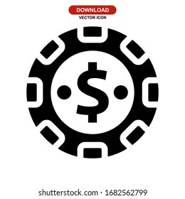 gambling icon or logo isolated sign symbol vector illustration - high quality black style vector icons
