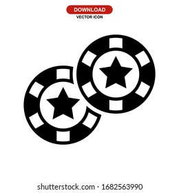 gambling icon or logo isolated sign symbol vector illustration - high quality black style vector icons
