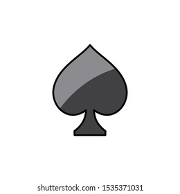gambling icon, symbol design template 