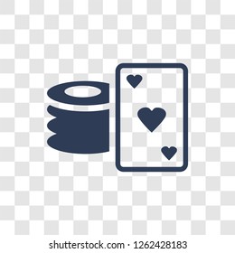 Gambling icon. Trendy Gambling logo concept on transparent background from Entertainment and Arcade collection