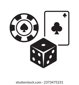 gambling Icon Vector Design Symbol illustration
