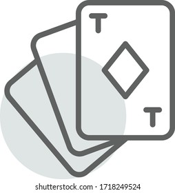 gambling icon vector illustration flat