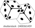 Gambling icons set. set of 9 gambling filled icons such as spades, roulette, slot machine, domino, dice, dice game