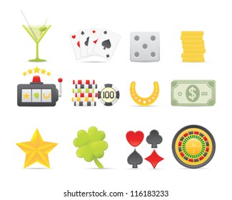 Gambling Icons For Your Application Or Web Site