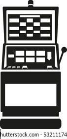 Gambling machine with slot