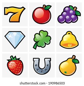 Slot Machine Symbols Images Stock Photos Vectors Shutterstock