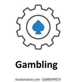 Gambling Vector icon which can easily modify or edit
