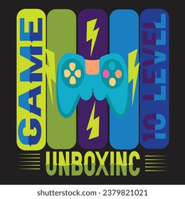 game 10 level unboxinc t shirt 