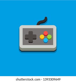 Game 3D icon sign - Vector