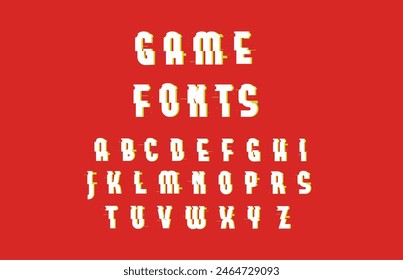 game and action font, speed type for modern sports logo, speed racing title, dynamic monogram, lettering and typography.Bold italic style letters, vector typographic. Vector.
