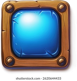 The Game asset for slot game, video game, mobile game element isolation, Vector