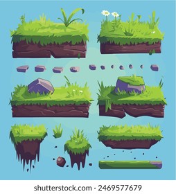 Game Assets, 2d Game Assets, Tile, Platformer game