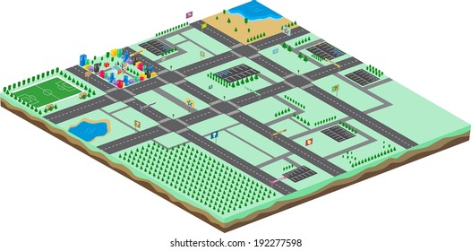 game assets isometric world template