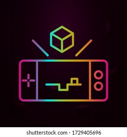 Game, augmented reality, mobile, camera nolan icon Simple thin line, outline vector of Augmented reality icons for ui and ux, website or mobile application