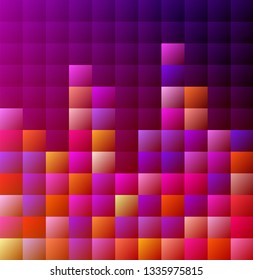 Game Backdrop. Trendy Color Design with Equalizer