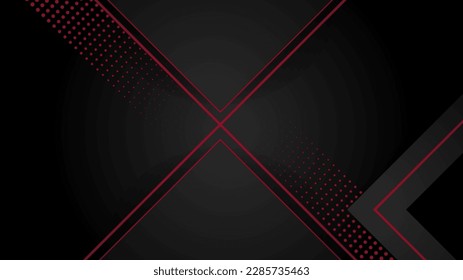 Game background with abstract geometric shapes decoration element. Modern game design or technology banner background for presentation design