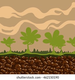Game background, cartoon vibe, environment background. Game asset