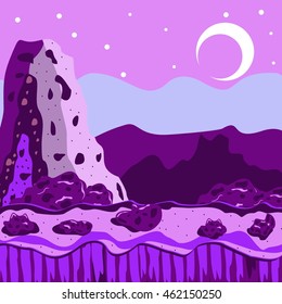 Game background, cartoon vibe, environment background. Game asset
