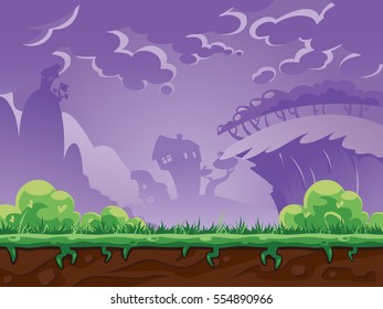 Game background, colorful vector illustration