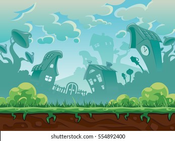 Game background, colorful vector illustration