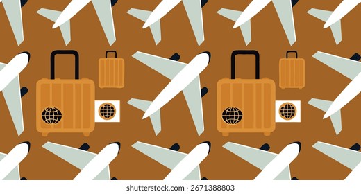 Spielhintergrund unendlicher Scroll-Vektorhintergrund