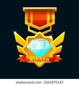 Game badges with Gem for game UI