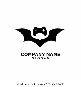 game bat logo icon designs vector