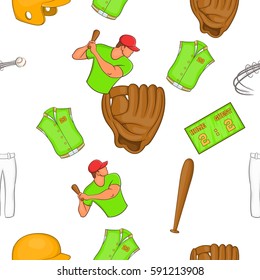 Game with bat pattern. Cartoon illustration of game with bat vector pattern for web