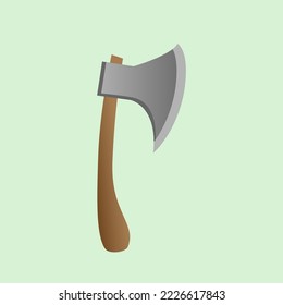 Magic cartoon axes hatchets spears and lances Vector Image