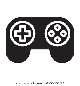 Game black icon. vector illustration.