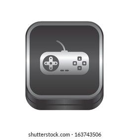 game black theme icon button
