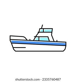 game boat color icon vector. game boat sign. isolated symbol illustration svg