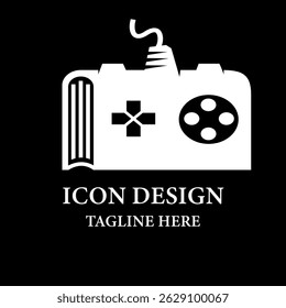 Game Book Logo Design icon