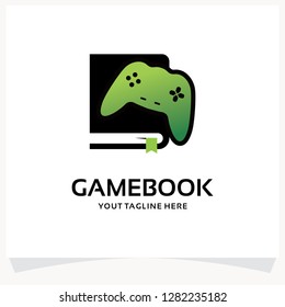 Game Book Logo Design Template Inspiration
